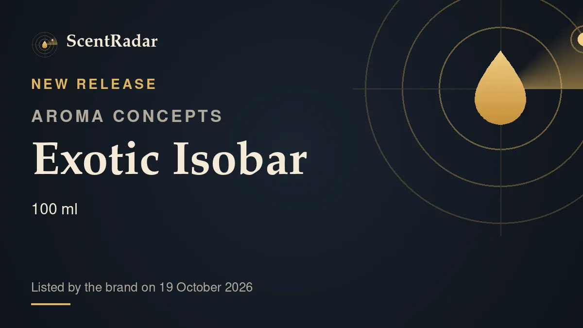 Aroma Concepts Exotic Isobar